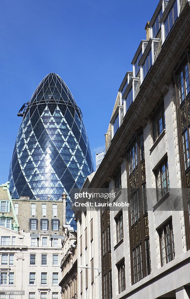 The Gherkin; The City; London; England