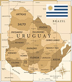 25 -Uruguay - Vintage Golden 10