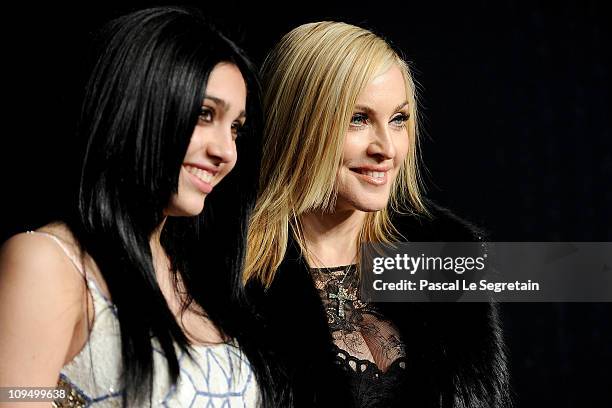 Lourdes Leon and Madonna arrive at the Vanity Fair Oscar party hosted by Graydon Carter held at Sunset Tower on February 27, 2011 in West Hollywood,...