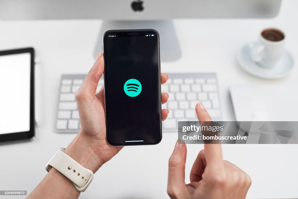 Spotify auf iPhone X