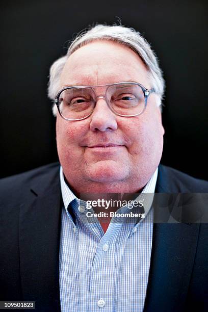 Howard Buffett, a Berkshire Hathaway Inc. Director and potential successor to his father Warren Buffett as chairman, stands for a photograph...