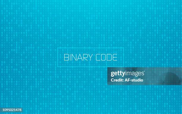 binary background - binary code background stock illustrations