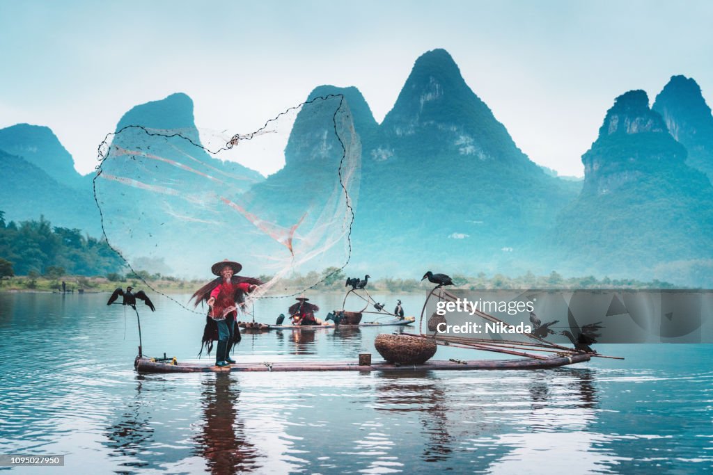 Traditional Chinese Fisherman, Li River