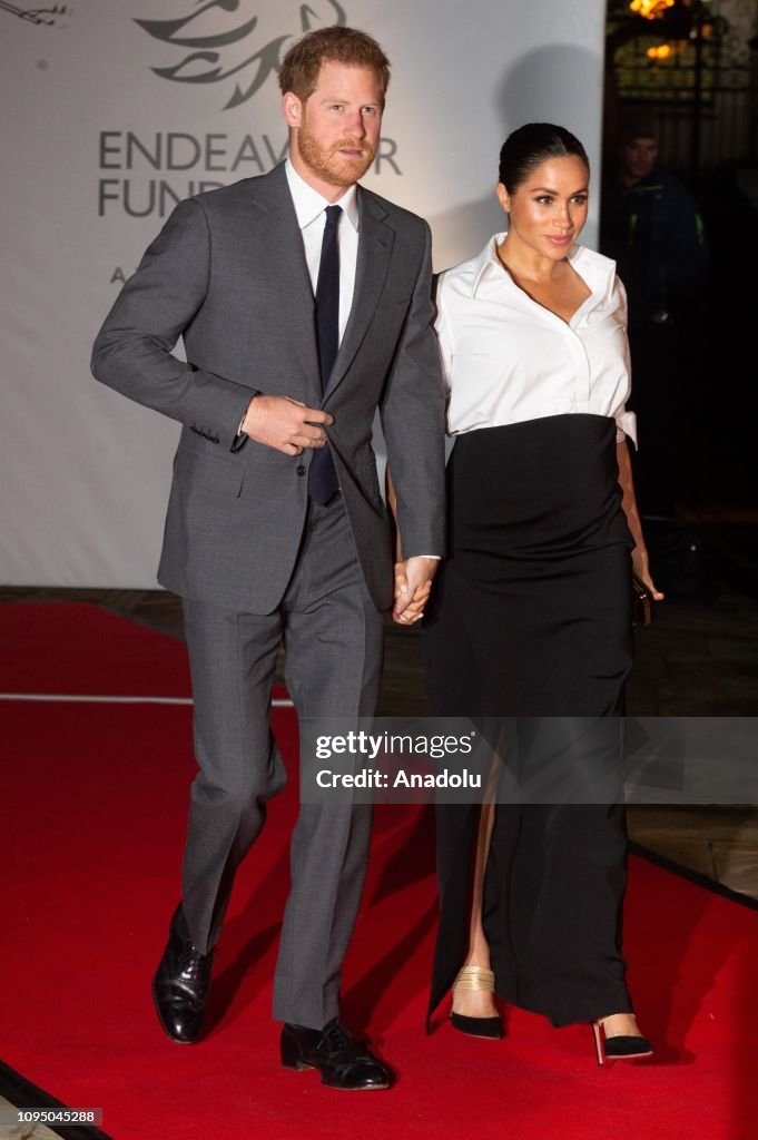 The Duke and Duchess Of Sussex attend the Endeavour Fund Awards