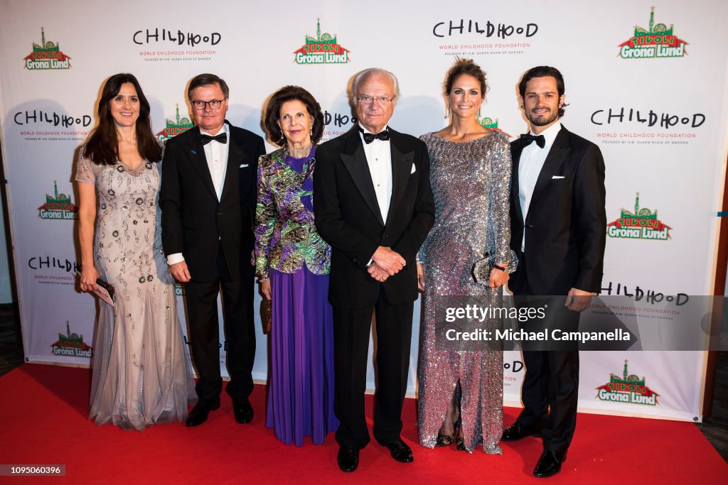 Swedish Royals Attend World Childhood Foundation's 20th Anniversary