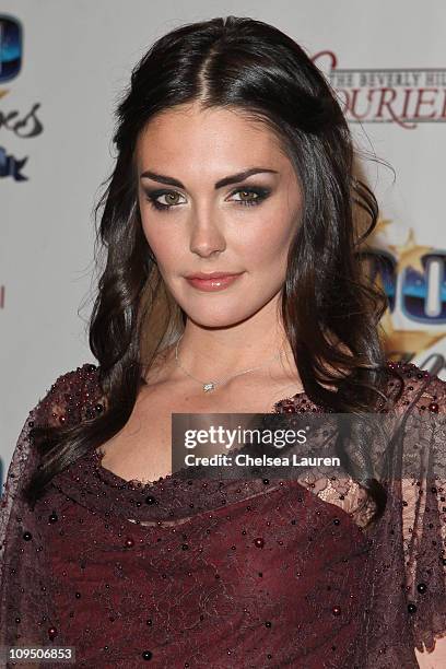 Actress Taylor Cole arrives at the 21st Annual Night of 100 Stars Awards Gala at Beverly Hills Hotel on February 27, 2011 in Beverly Hills,...