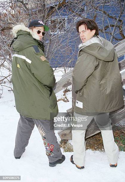 Ethan Hawke & Kyle MacLachlan during Sundance Film Festival 2000 in Park City, Utah, United States.