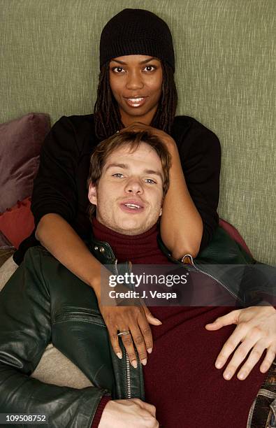 Peter Paige & Vanessa Williams during 2002 Sundance Film Festival - "Our America" Portraits at Harry O's in Park City, Utah, United States.