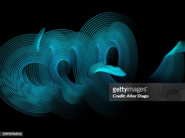 futuristic lines. esports, live gaming in 3d. light painting - defence technology stock pictures, royalty-free photos & images