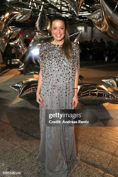 Marina Hoermanseder attends the Dawid Tomaszewski Defile during the Berlin Fashion Week Autumn/Winter 2019 on January 16, 2019 in Berlin, Germany.