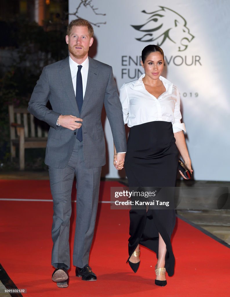 The Duke & Duchess Of Sussex Attend The Endeavour Fund Awards