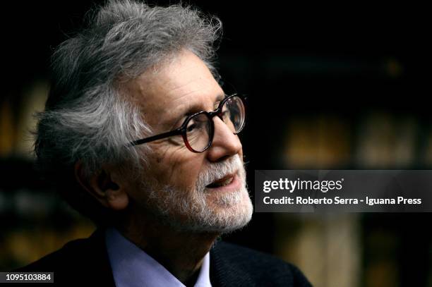 Italian author and political analist Piero Ignazi attends the presentation of his collegue Colin Crouch's latest book "Identita perdute" at...