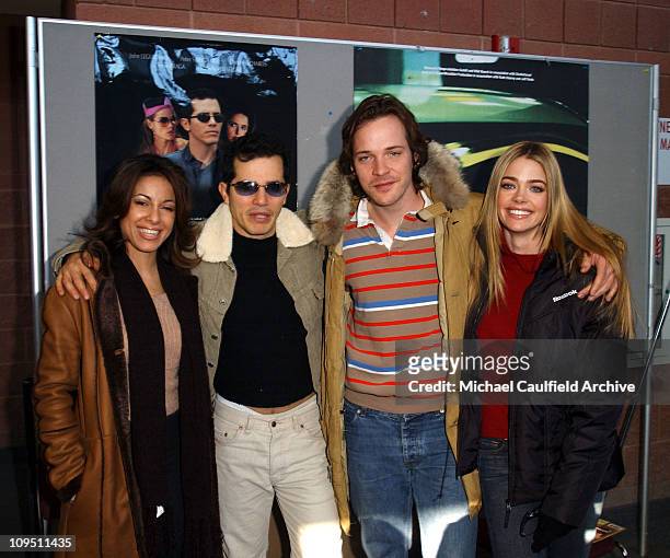 Cast of "Empire" Delilah Cotto, John Leguizamo, Peter Sarsgaard and Denise Richards at the film's premiere at the Sundance Film Festival in Park...
