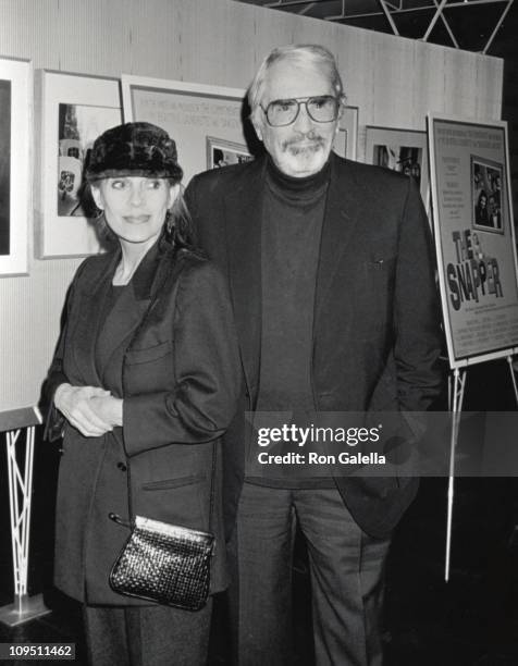 Gregory Peck & wife Veronique during Special Screening of "The Snapper" at The Directors Guild Theater in Los Angeles, CA, United States.