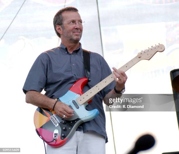 Eric Clapton during Crossroads Guitar Festival - Day Two at Fair Park in Dallas, Texas, United States.