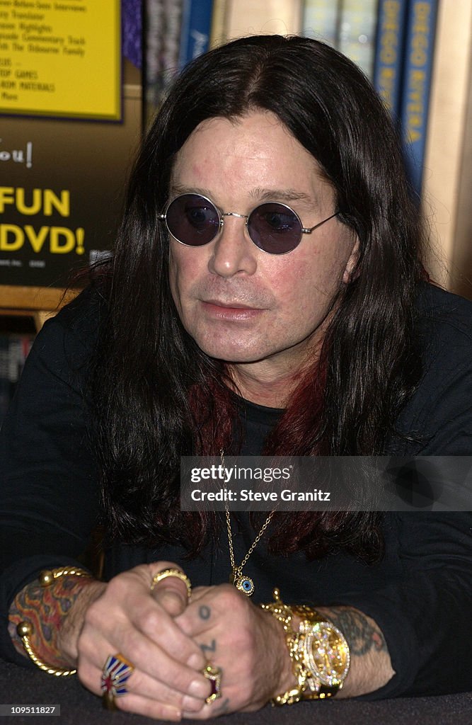 The Osbournes In-Store Appearance for the Release of "The Osbournes First Season" DVD