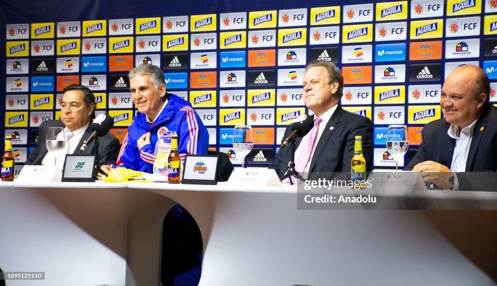 Carlos Queiroz, new head coach of Colombian National Team