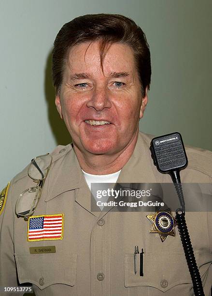 Bobby Sherman, the 1970s teen heartthrob, who is now a San Bernardino County deputy sheriff.