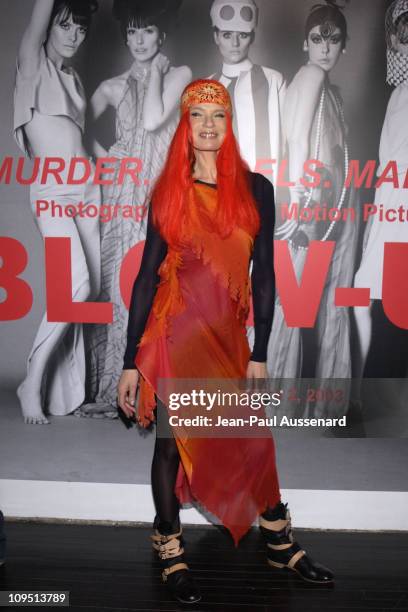 Veruschka during "Murder, Models, Madness" - "Blow-Up" Premiere to Benefit the Elizabeth Glaser Pediatric AIDS Foundation at HQ Gallery in Hollywood,...