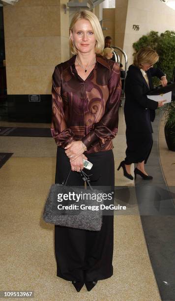 Andrea Thompson during 2003 National Cable & Telecommunications Assn. Press Tour - Day Three at Renaissance Hotel in Hollywood, California, United...