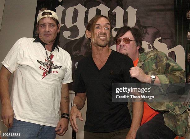 Scott Asheton, Iggy Pop and Ron Asheton of The Stooges