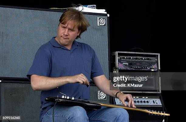 Jeff Healey during Molson Canadian Rocks for Toronto - Show at Downsview Park in Toronto, Ontario, Canada.
