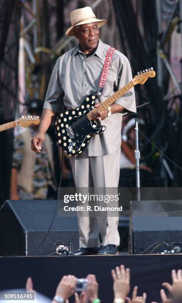 Buddy Guy during Crossroads Guitar Festival - Day Three at Cotton Bowl Stadium in Dallas, Texas, United States.
