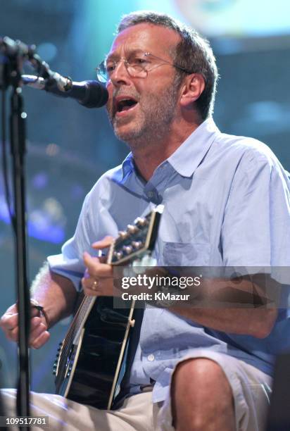 Eric Clapton during Crossroads Guitar Festival - Day Three at Cotton Bowl Stadium in Dallas, Texas, United States.