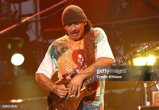 Carlos Santana during Crossroads Guitar Festival - Day Three at Cotton Bowl Stadium in Dallas, Texas, United States.