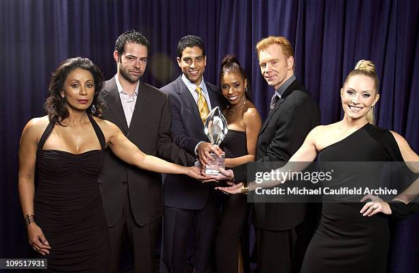 Cast members of "C.S.I.: Miami" during The 29th Annual People's Choice Awards - Portrait Gallery at Pasadena Civic Auditorium in Pasadena,...