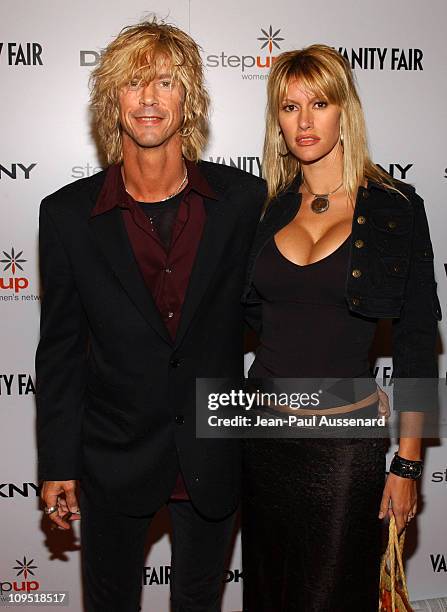 Duff McKagan and wife Susan Holmes during DKNY Presents Vanity Fair "In Concert" Featuring Camp Freddy - Arrivals at Avalon Hollywood in Hollywood,...