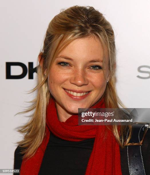 Amy Smart during DKNY Presents Vanity Fair "In Concert" Featuring Camp Freddy - Arrivals at Avalon Hollywood in Hollywood, California, United States.