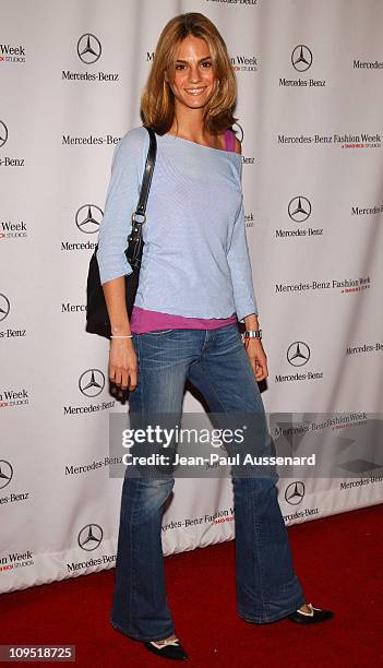 Kelly Kruger during Mercedes-Benz Fall 2004 Fashion Week at Smashbox Studios - Day 1 - Arrivals at Smashbox Studios in Culver City, California,...