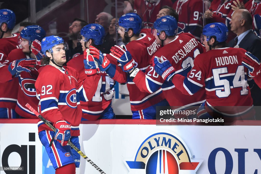 Winnipeg Jets v Montreal Canadiens