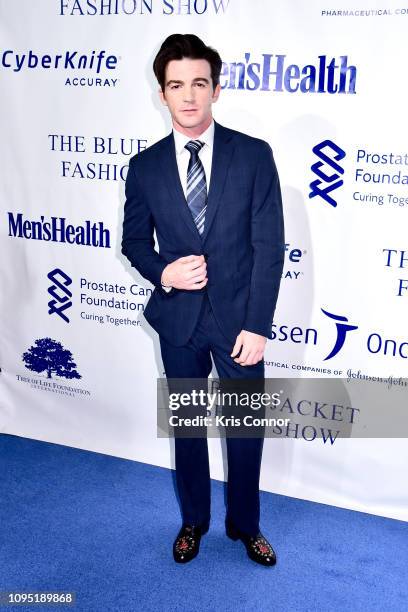 Drake Bell attends the The 3rd Annual Blue Jacket Fashion Show Benefitting The Prostate Cancer Foundation at Pier 59 Studios on February 7, 2019 in...