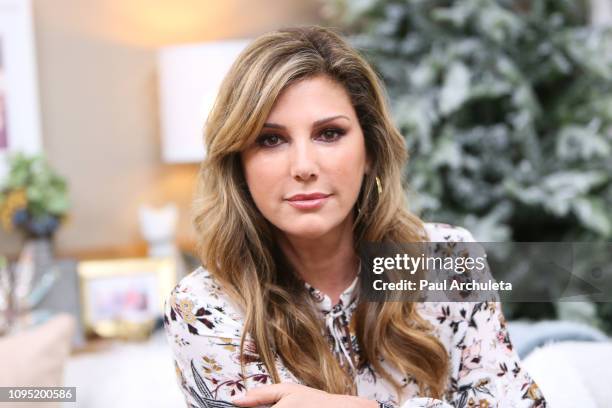 Personality Daisy Fuentes visits Hallmark's "Home & Family" at Universal Studios Hollywood on January 16, 2019 in Universal City, California.