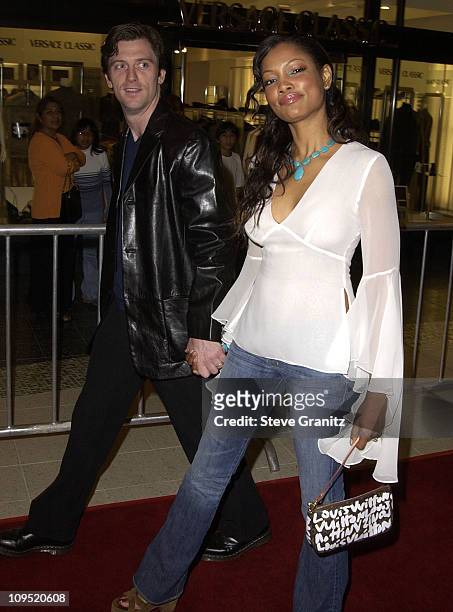 Garcelle Beauvais & husband Mike Nilon during First Annual Entertainment Industry Foundation "Love Rocks" Concert to Honor U2's Bono and Launch EIF'S...