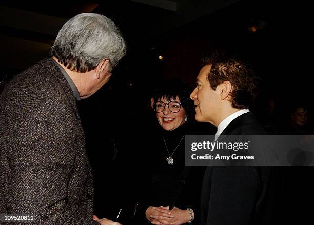 Liza Minnelli and Michael Feinstein during The Academy of Motion Picture Arts and Sciences' Centennial Tribute to Bing Crosby at Academy of Motion...