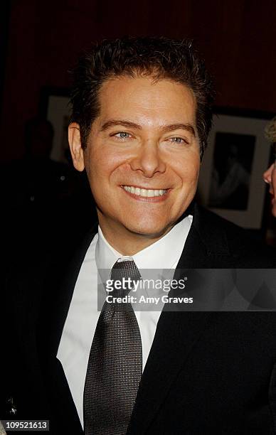 Michael Feinstein during The Academy of Motion Picture Arts and Sciences' Centennial Tribute to Bing Crosby at Academy of Motion Picture Arts and...