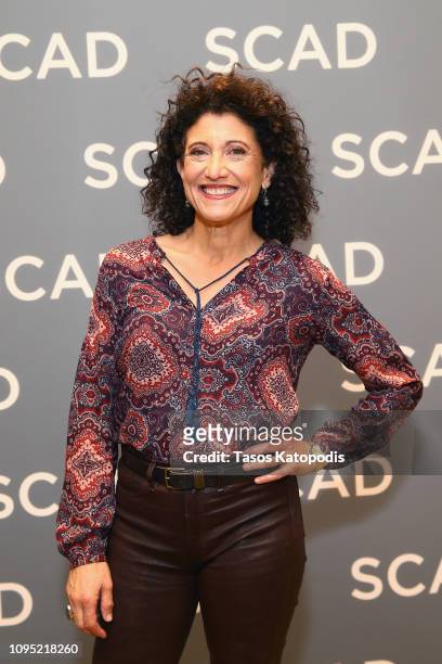 Amy Aquino attends the "Bosch" press junket during SCAD aTVfest 2019 at SCADshow on February 7, 2019 in Atlanta, Georgia.