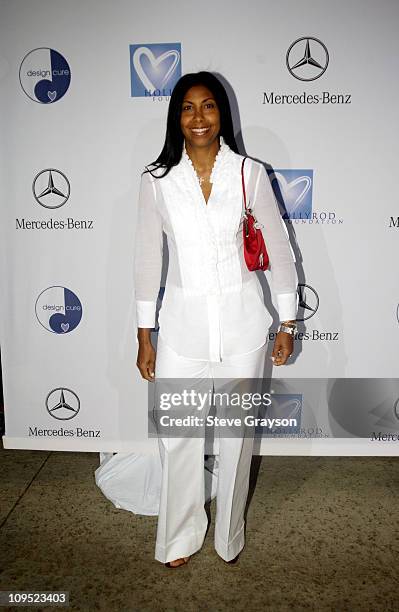 Cookie Johnson during Holly Robinson Peete & Rodney Peete and Mercedes Benz Honor Muhammad Ali With The Designcure Award of Courage at Private...