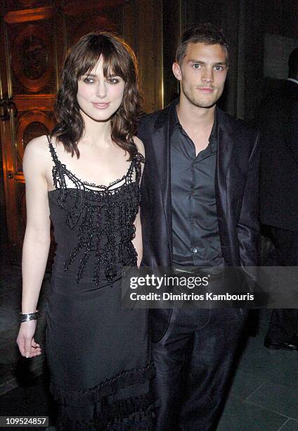 Keira Knightley with her Boyfriend Jamie Dornan during "King Arthur" New York Premiere - After Party at St. Patrick's Cathedral in New York City, New...