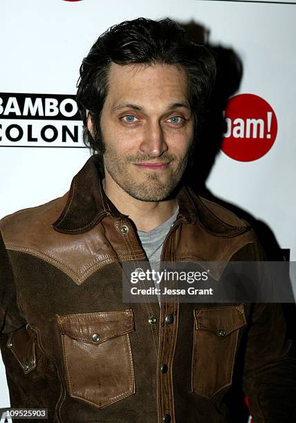 Vincent Gallo during A Richard Tyler Fashion Show To Benefit The Big Bam! at Bamboo Colony Design Studio in Los Angeles, California, United States.