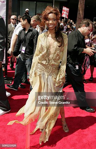 Brandy during 4th Annual BET Awards - Arrivals at Kodak Theatre in Hollywood, California, United States.