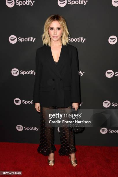 Ashley Tisdale attends Spotify "Best New Artist 2019" event at Hammer Museum on February 7, 2019 in Los Angeles, California.