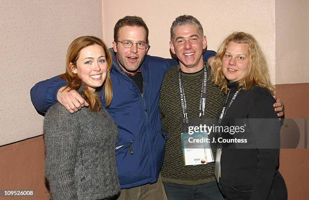 Producer Kathryn Tucker, writer/director Thomas McCarthy, producers Robert May and Mary Jane Skalski