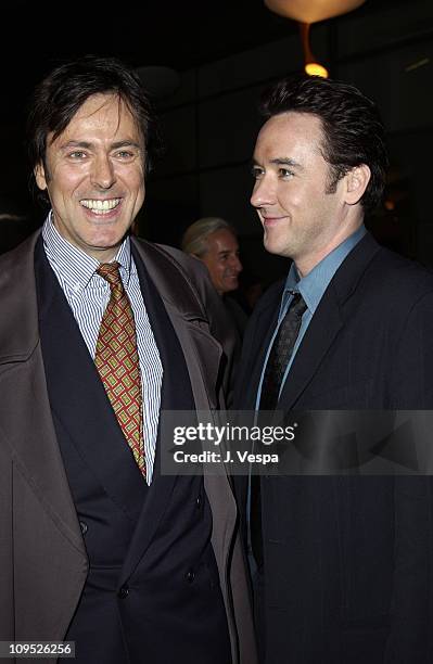 Writer/director Menno Meyjes and John Cusack during "Max" Premiere at the 2002 AFI Film Festival - Arrivals at Arclight Theatre in Hollywood,...