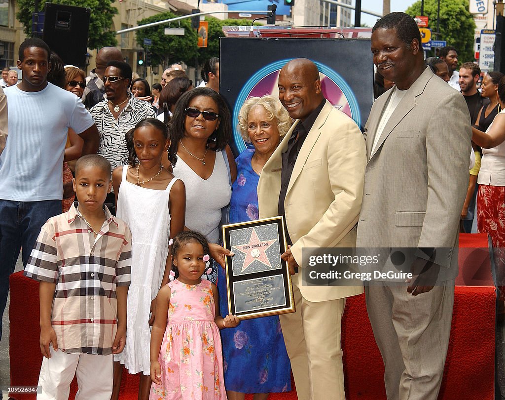 Director John Singleton Honored with a Star on the Hollywood Walk of Fame for His Achievements in Film