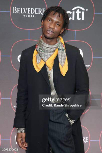 Adonis Bosso attends the Warner Music Pre-Grammy Party at the NoMad Hotel on February 7, 2019 in Los Angeles, California.