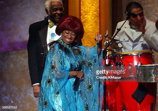 Celia Cruz performs; "On Stage at the Kennedy Center: The Mark Twain Prize" will air November 21, at 9 p.m. On PBS.